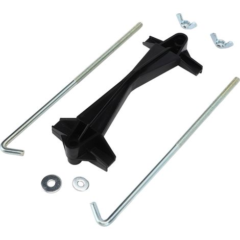 Kit de fixation pour batterie de 12,7 cm (5 po) avec boulons et écrous, crochet en forme de J et accessoires universels stables. (1/5)