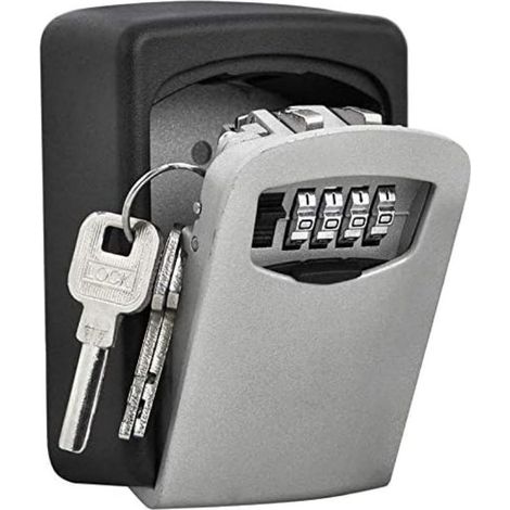 Box to Keys High safety of the police Safe Key Wall-mounted to 4 digits keys Trunk Combination Lock stored the keys of (1/5)