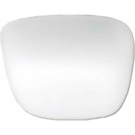 Vetro vituber quadrato bianco opale 20 cm LB 529665