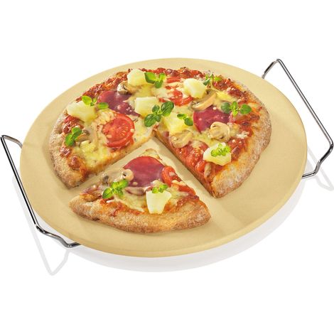 Küchenprofi Pietra per pizza, diametro 30 cm, A come mattone refrattario