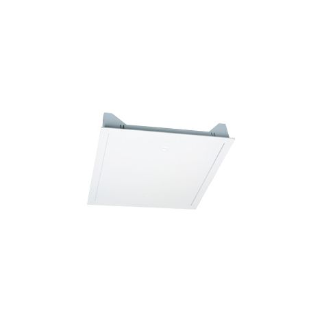 Nicoll – Trappe de plafond 51 x 51 cm – Opaque – Cadre en polystyrène blanc – Système d'ouverture par rotation – Étanchéité à l'air (1/3)