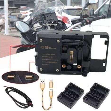 Handy-Navigationshalterung mit USB-Kabel für Honda BMW R1200GS (1/5)