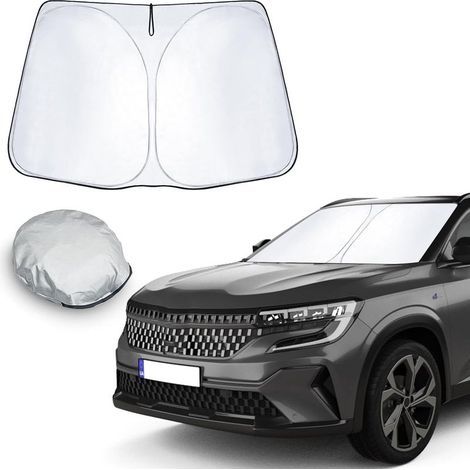 Compatible avec Renault Austral E-Tech 2023 2024 2025 Pare-Soleil de Voiture Couverture de Pare-Brise-Soleil Parebrise Anti UV Isolation la Chaleur et Soleil Austral Accessoires(145x80cm) (1/5)