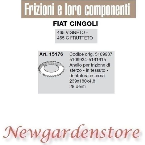 Anello frizione 15176 28 denti trattore FIAT CINGOLI 465 vigneto 465C frutteto