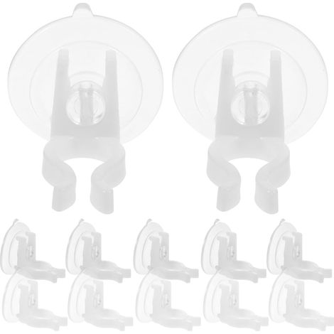 Lot de 12 supports à ventouses en PVC pour bougies (1/5)