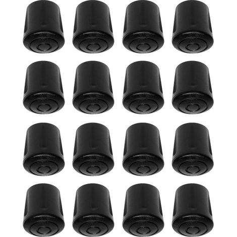 Cyclingcolors – Lot de 16 embouts renforcés en caoutchouc EPDM – Antidérapants pour pieds de chaises et tables – Diamètre 12 mm – Protection sols (1/3)