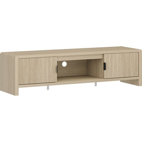 Mobile porta TV mobile porta TV per soggiorno mensola 150 x 40 x 40 cm effetto rovere 030010081