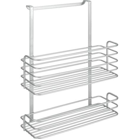 Cestello per Anta Bagno 2 piani Oasis Metaltex Agganciabile senza Fori (1/4)