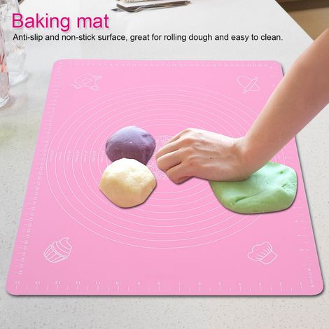 Tapis de cuisson antidérapant en silicone, antiadhésif, pour moules à pâtisserie (1/5)