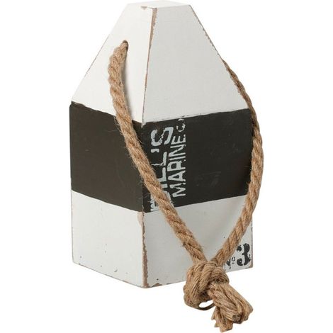 Cale-porte bois et corde 9x9x18cm (1/3)