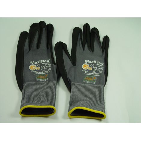 ATG MaxiFlex Ultimate - Guanti da lavoro, guanti di montaggio (tutte le dimensioni), taglia 9 (L) (1/3)