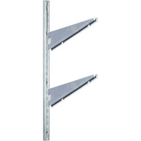 10 x REGGIMENSOLA 2 GANCI 2770 ZINCATO 25 CM