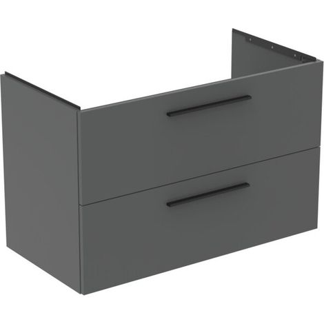 Ideal Standard T5584NG meuble sous-lavabo MWT i.life 2 tiroirs, largeur B (1/5)