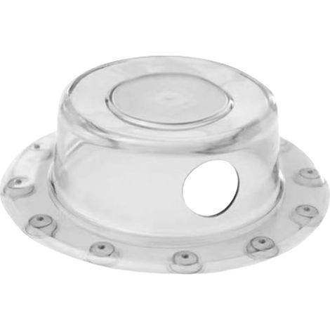 Bouchon trop-plein, transparent, pour lavabo et remplacement (1/5)