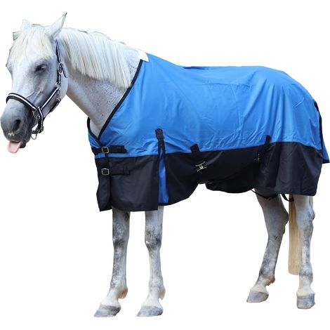 600D Couverture pour cheval, imperméable sans rembourrage, 0 g (1/5)