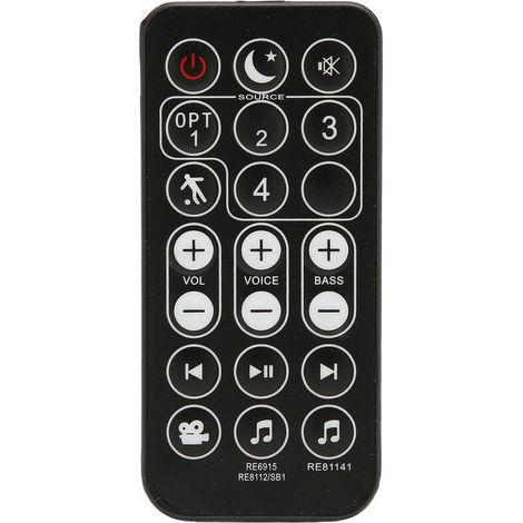 RE6915 Télécommande de remplacement compatible avec le système de barre de son Polk RE6915 1 RE8114 1 RE8112 1 RE69151 (1/4)