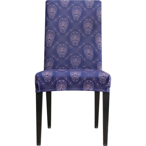 Housse De Chaise Élastique Imprimé Géométrique Protection Anti-Poussière Pour Salle À Manger Salon - 1 Pièce (1/5)