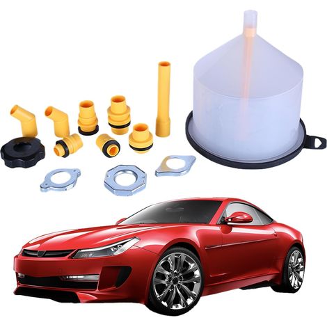 Kit d'entonnoir de purge pour radiateur Antifuite Kit de Purge et Vidange pour Radiateur 15 Pièces,Outils D'entretien Automobile Pour Moto Transmission Moteur Liquide De Frein Et Voyage En (1/5)