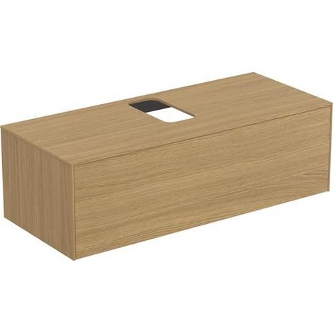 IS WT-Platte Conca mittiger Ausschnitt 1202x505mm Eiche hell, Alte Nr.2019
