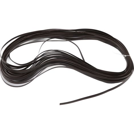 Kit de réparation pour meubles en rotin synthétique, double face, marron foncé, pour chaises, tables et canapés de jardin. (1/5)