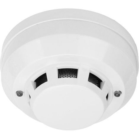 Détecteur de fumée capteur d'alarme incendie filaire pour indicateur LED domestique et commercial 9-24V (1/4)