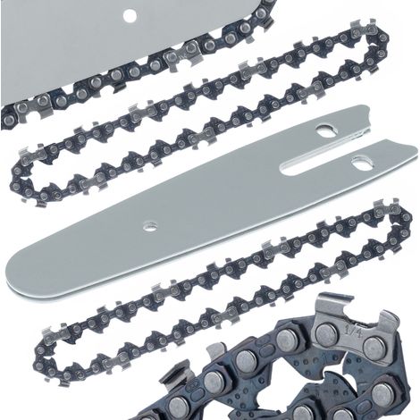 Piastra Guida e 2 Catene Rosfix 4" per Sega Elettrica – Acciaio di Alta Qualità, Facile Installazione  Compatibile con Mini Seghe 4" (1/5)