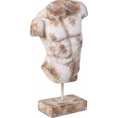 Figura busto color piedra, 40x17x68h cm (1/5)