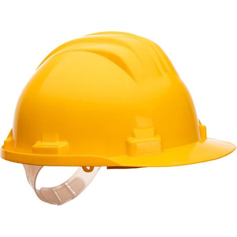 Casco de seguridad sin ventilación, baja tensión Work Safe PS61 Amarillo (1/2)
