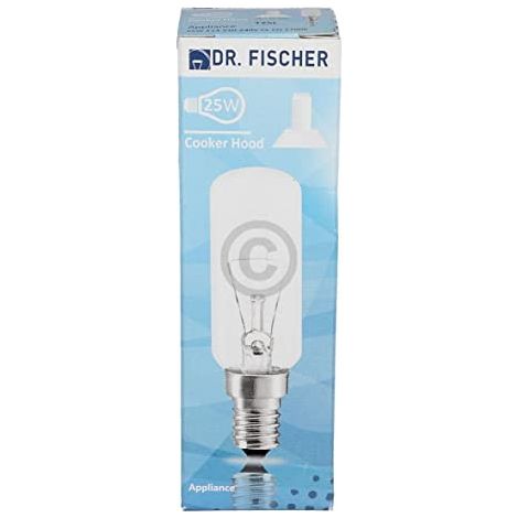 Bombilla E14 25 W compatible con Bosch 00183909 25 mm diámetro 83 mm T25L 230-240 V para frigorífico