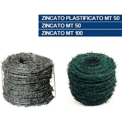 FILO SPINATO PLASTICATO MT,50