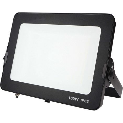 Projecteur LED 150W Noir Étanche IP65 Forte luminosité avec Osram Puce 12750 Lumens Blanc froid 6400K garage jardin terrain de sport - Digilamp (1/4)