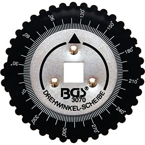 Strumento di misura elettronico bgs 3070 scala 0-360° quadrato 12,5 mm