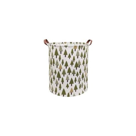 Grands bacs de rangement, panier à linge pliable en toile pour la maison, le bureau, l'organisateur de jouets, la décoration d'intérieur (arbre)