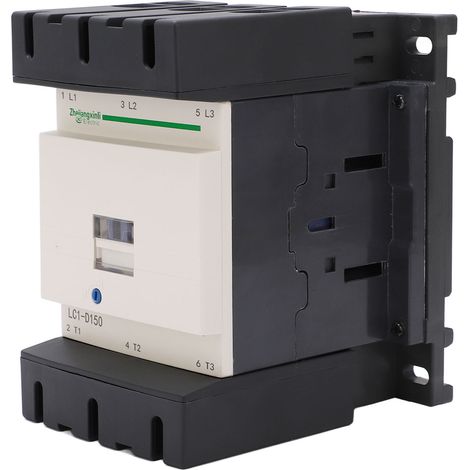 Contacteur ca 150A bobine de cuivre argent Contact PC coque ignifuge équipement de Distribution d'énergie alimentation 220V (1/5)