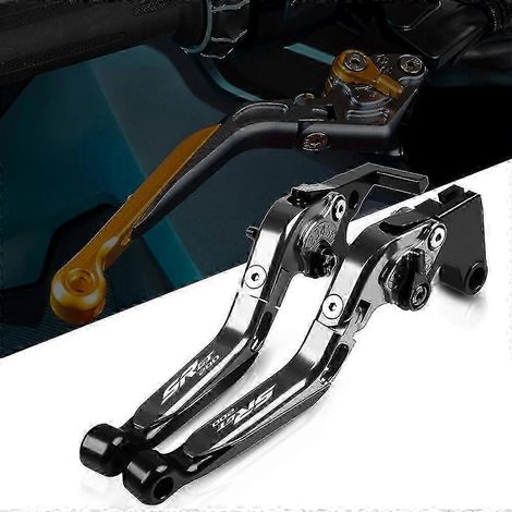 Levier de frein et d'embrayage pliable, extensible et réglable, compatible avec la moto Aprilia SR GT 200 (2022). (1/4)