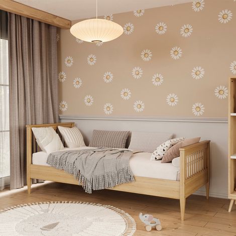 Cama 90x200 con somier Emilia Madera (1/4)