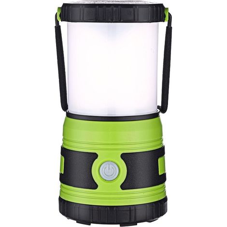 Lampe de camping LED 1500 lumens, 4 modes d'éclairage, projecteur à intensité variable, alimentée par batterie, idéale pour les promenades nocturnes, les tentes et les pannes de courant. (1/5)