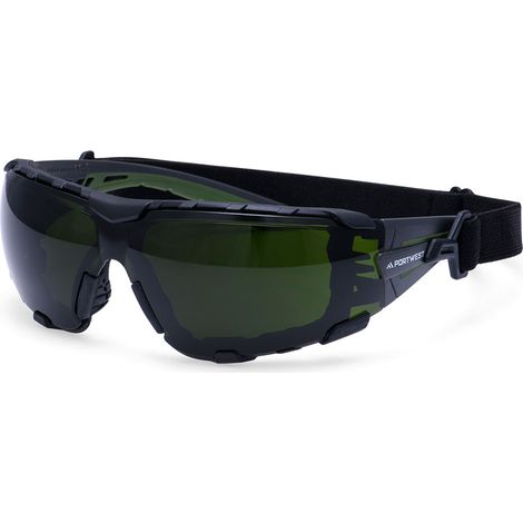 Occhiali di sicurezza cinturino Tech Look Lite Kn - Verde bottiglia - Portwest