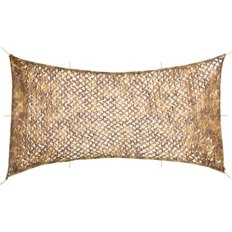Tarnnetz mit Aufbewahrungstasche 708x423 cm Sandfarbe