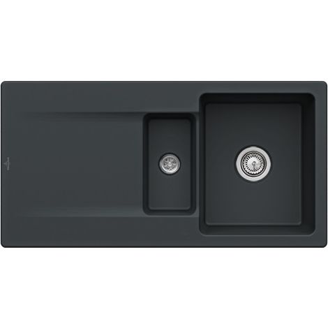 VB EB-SP Silhouette 60 R 1000x510mm Ablgarn. IB reverse. Fabriqué en TitanCeram Ebony cplus