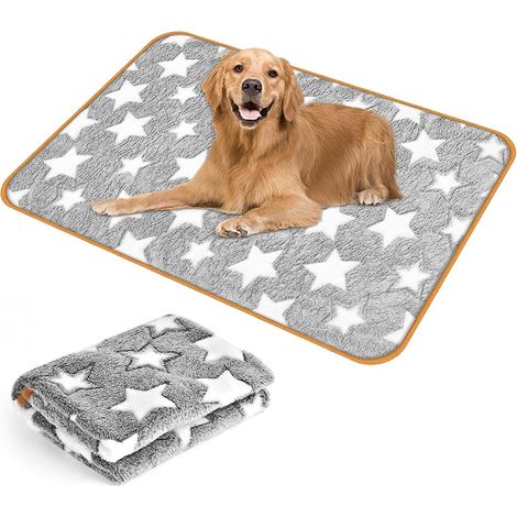 Couverture de Chien/Chat,Couvertures pour Chien Chat,Couverture pour Animaux de Compagnie,Utilisé pour Les Chiens, Chats, Hamsters, Lapins et Autres Animaux de Compagnie. (Gris, 104 x 75 cm) (1/5)