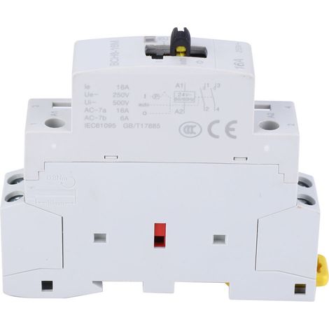 BCH8-16M Haushalts-Wechselstromschütz mit Handfunktion 2P16A 24V1NO 1NC (1/5)