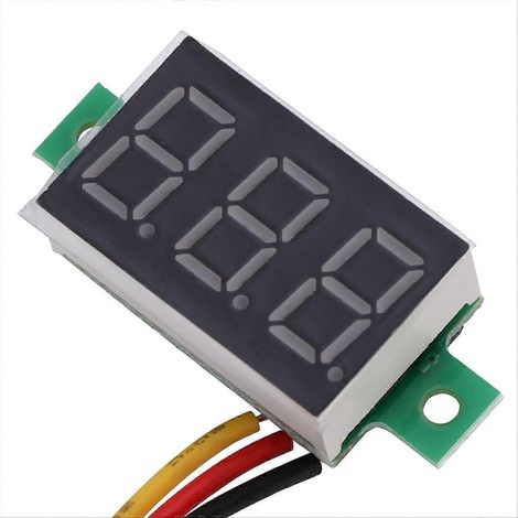 Miniatur-Digitalvoltmeter mit Sicherheitsfunktion zur Spannungsmessung (1/5)