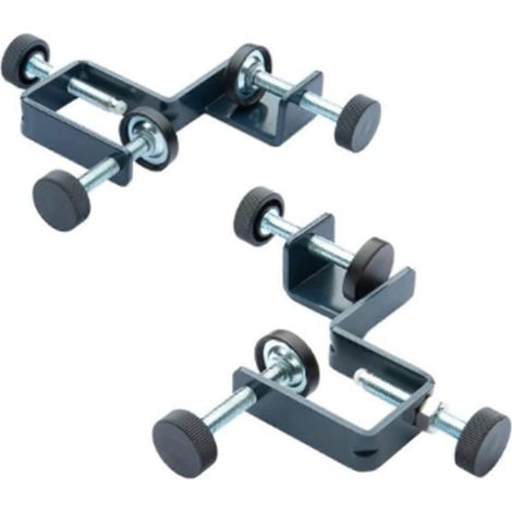 Pinces de fixation pour façades de tiroirs, pinces de montage pour portes de meubles en bois, fixation facile et rapide des tiroirs, quincaillerie pour meubles (1/4)