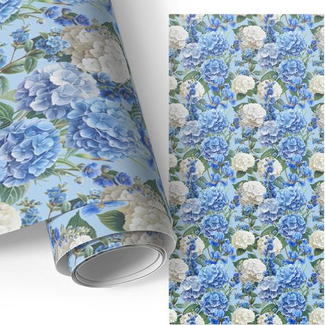Klebefolie für Möbel - Möbelfolie - Selbstklebefolie - Küche folieren - Dekorfolie - Einfach zu reinigen - Blumenmotiv 50x100 cm