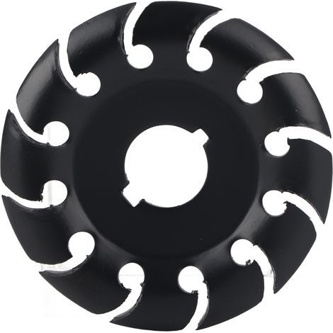 Shaping disc for angle grinder, manganese steel, 65 mm × 16 mm, hardened black, 12 teeth (1/5)