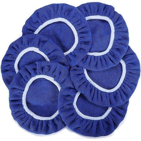 Tampons de polissage automobile en microfibre (120-150 mm) - kit de cirage pour voiture (1/5)