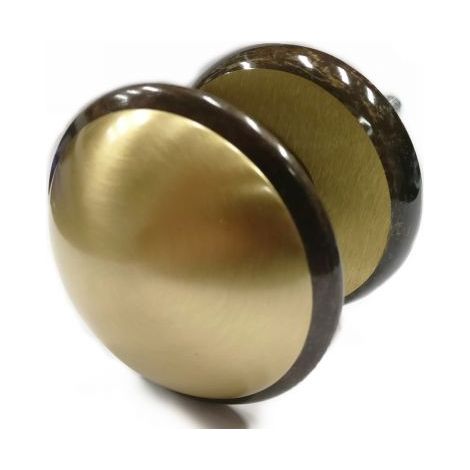POMO POMELLO POMOLO FISSO IN OTTONE Ø 75 MANIGLIA PER PORTE PORTONE (19918) (1/5)