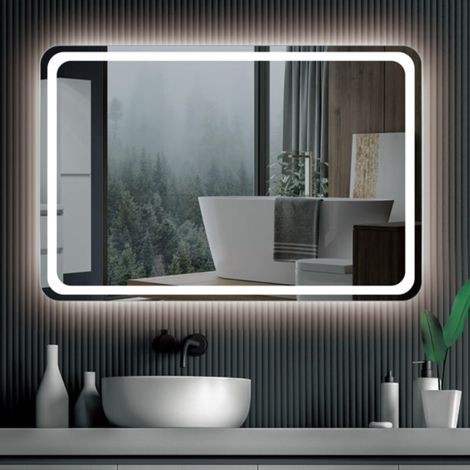 LEDIMEX-  Espejo Baño 120X80cm con Led y 36W Cromado