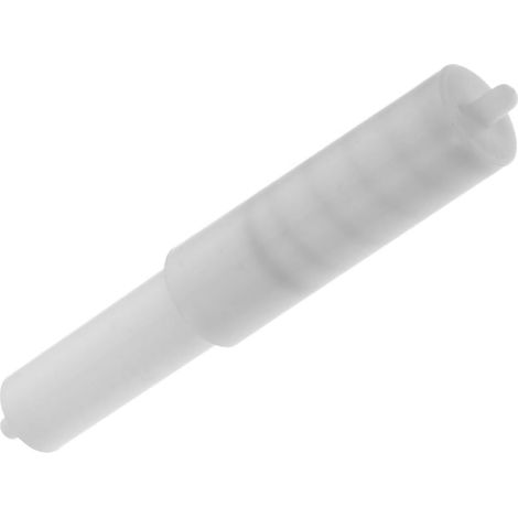 Porte-papier toilette, plastique, blanc, pour support mural (1/5)